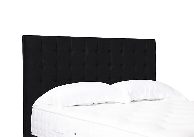 Artisan Collection Dot Standard Floor Standing Headboard - Single - Plush Ebony