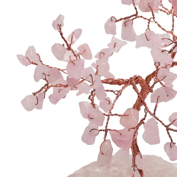 Serenity Love Rose Quartz Gemstone Tree 2