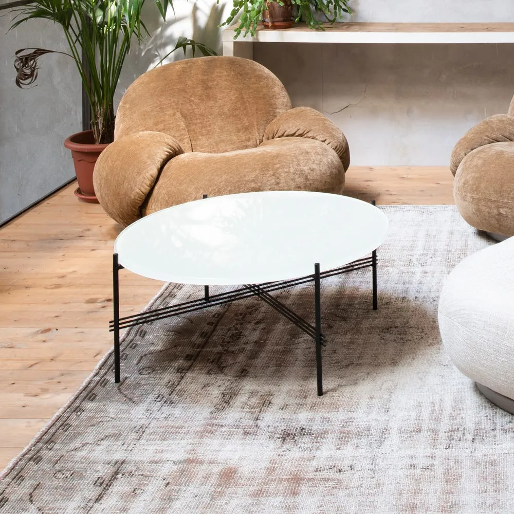 Gubi TS Coffee Table Medium in Green Guatemala Marble 4