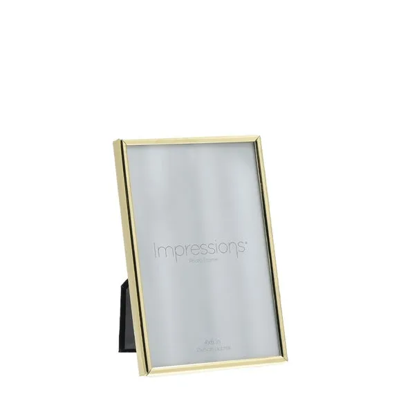 Impressions Thin Oblong Brass Photo Frame