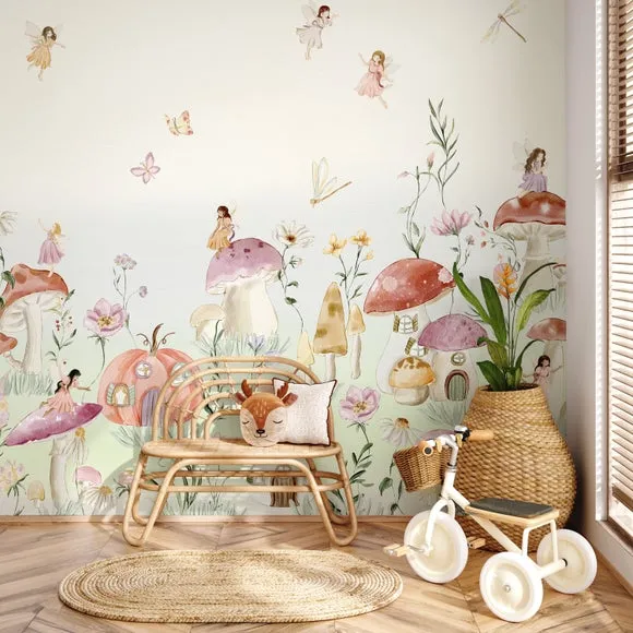 Fairy Garden Wall Mural 2
