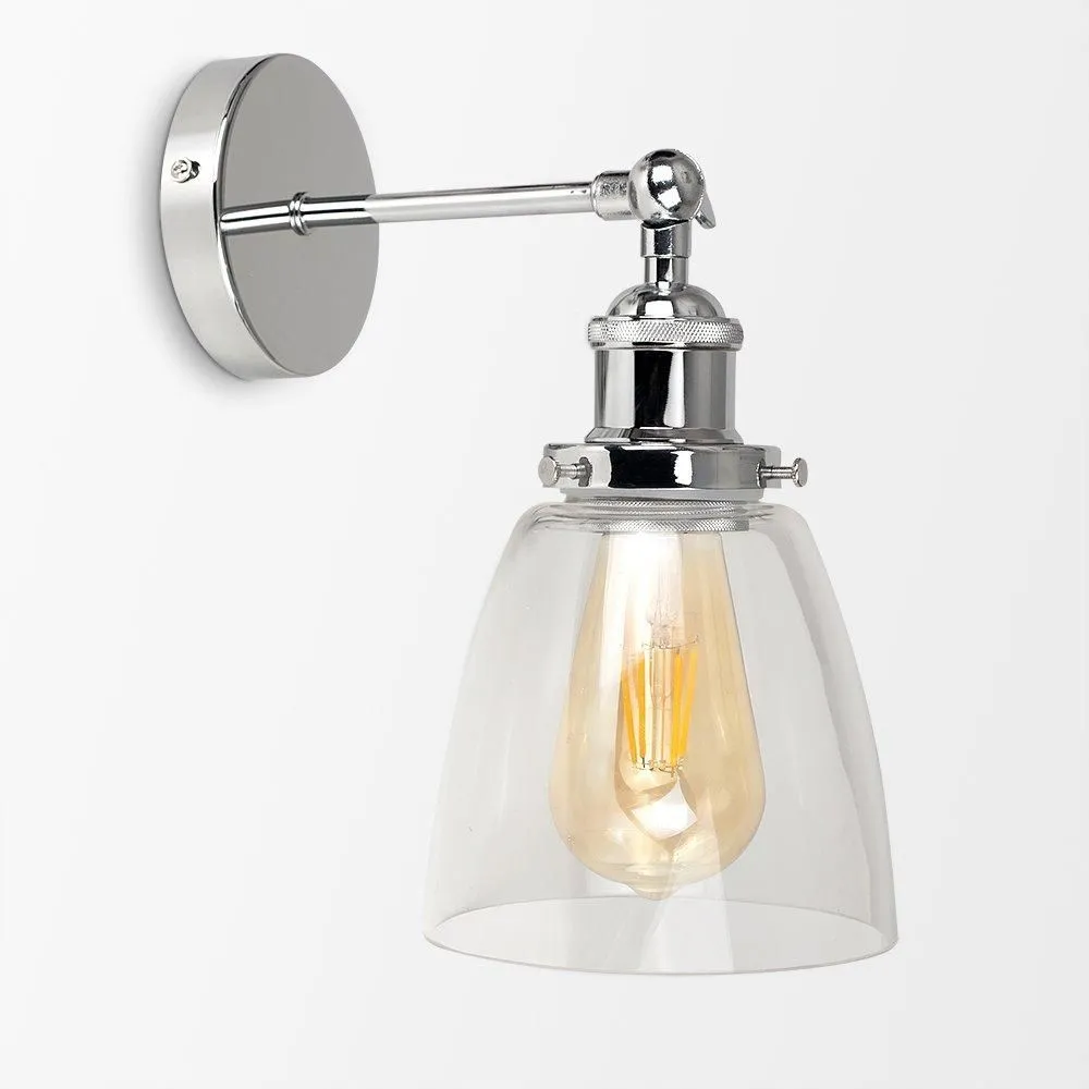 ValueLights Ezrah Silver Indoor Wall Lantern 2