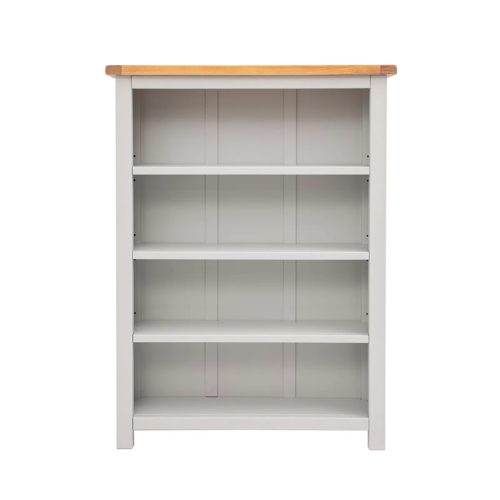 Cabinet Bits Bookcase 120x90x25cm in Light Grey 1