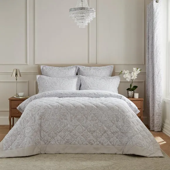 Dorma Winchester Jacquard Grey Duvet Cover 4