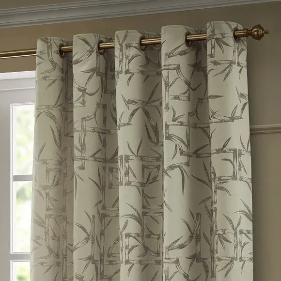 Paoletti Bamboo Eyelet Curtains