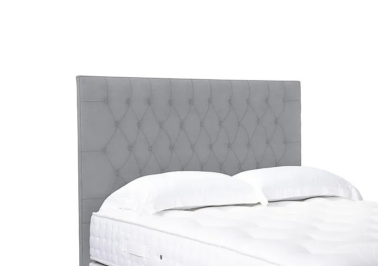 Artisan Collection Orton High Floor Standing Headboard - Single - Aston Silver