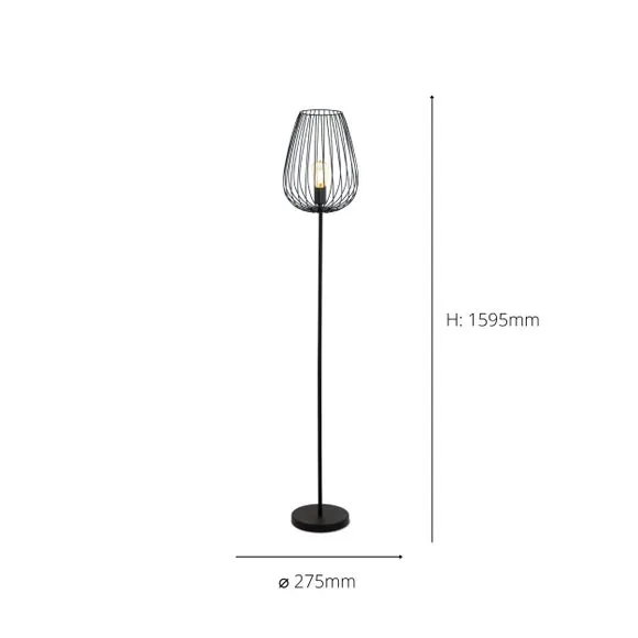 EGLO Newtown Mid Century Floor Lamp 5