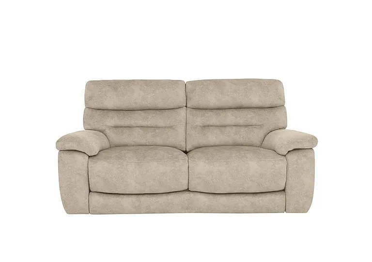 Nimbus 2 Seater Fabric Sofa with Power Recliner - Cream