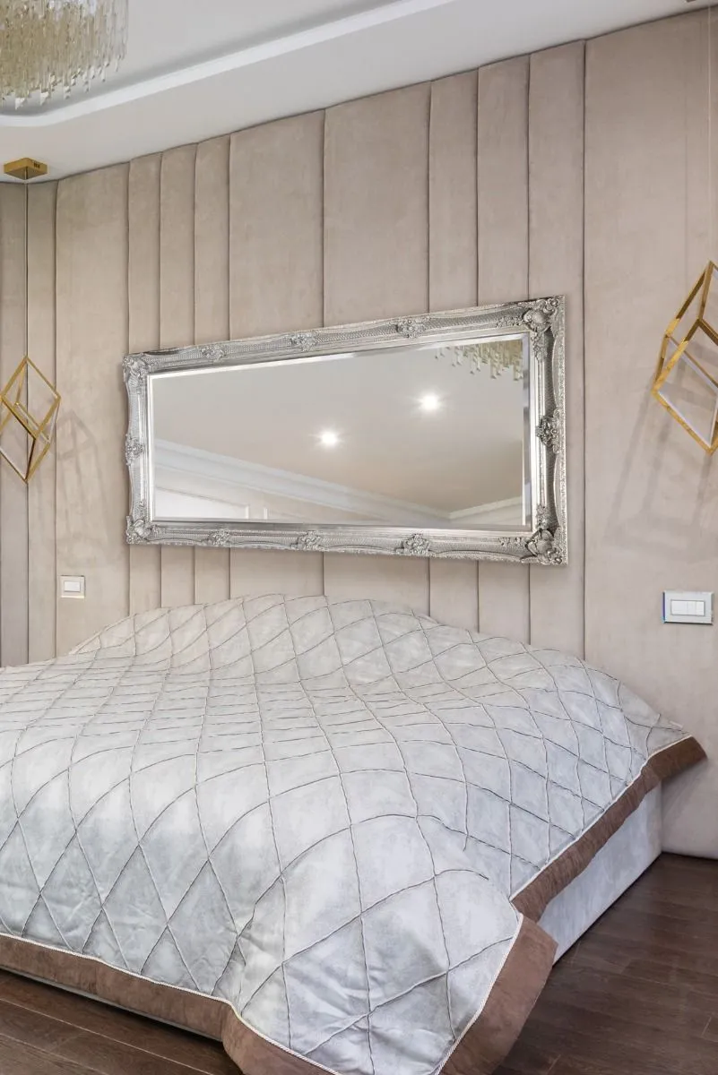 MirrorOutlet Davenport Silver Ornate Flourish Full Length Mirror 168 x 78 CM 3