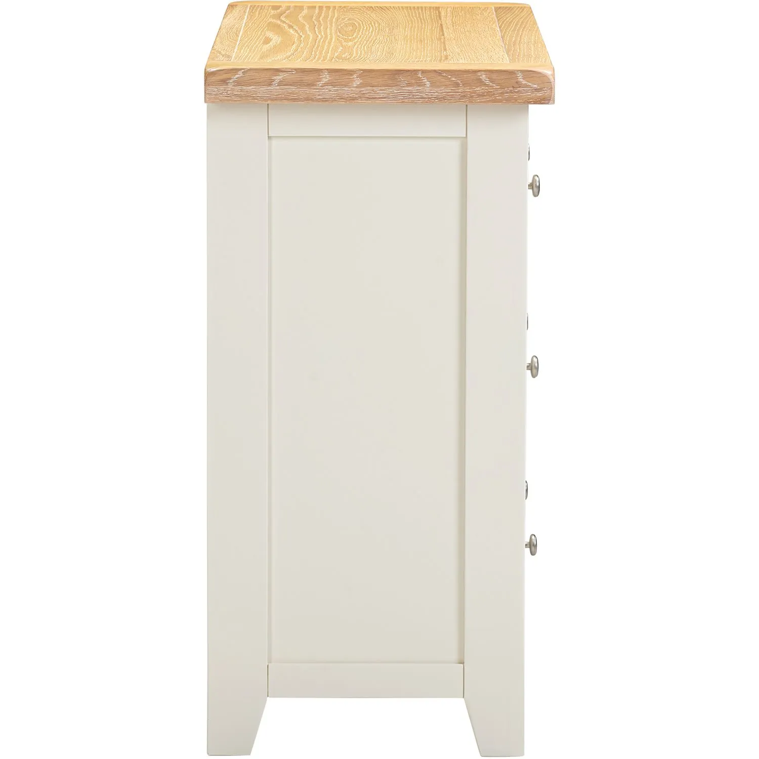 Seconique Windsor 3 Drawer Chest (Fully Assembled) in Ivory 5