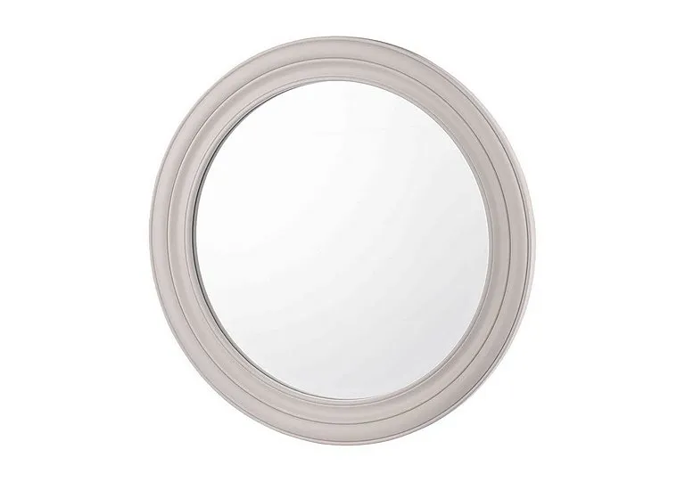 Tate Wooden Off-White Mirror