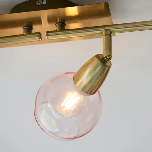 Tia 4 Light Semi Flush Spotlight Bar 6