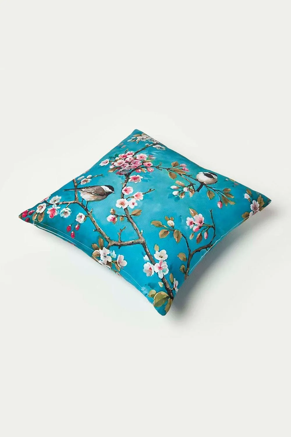 Homescapes Luxury Waterproof Blue Bird Outdoor Cushion 45 x 45 cm, Set of 2 6