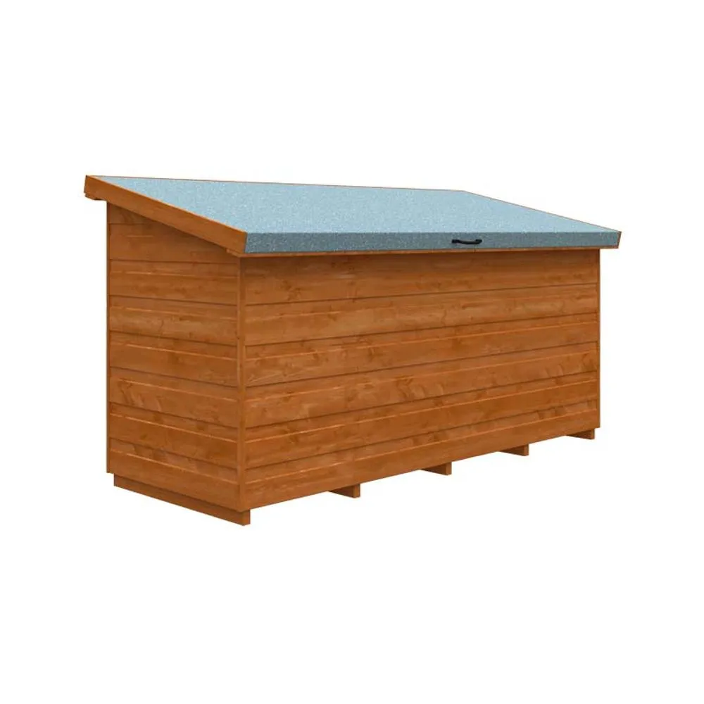 Buttercup Farm 6x2.3 Tool Chest 12mm Shed - L175 x W67.5 x H97.5 cm - Burnt Orange