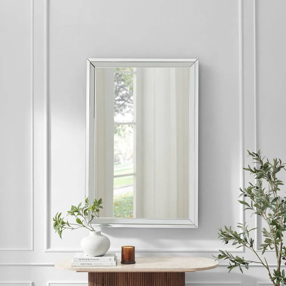 FurnitureboxUK Roux Long Rectangle 120x80cm Wall Mirror in Clear 2