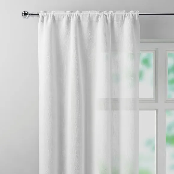 Crushed Slot Top Single Voile Panel 1