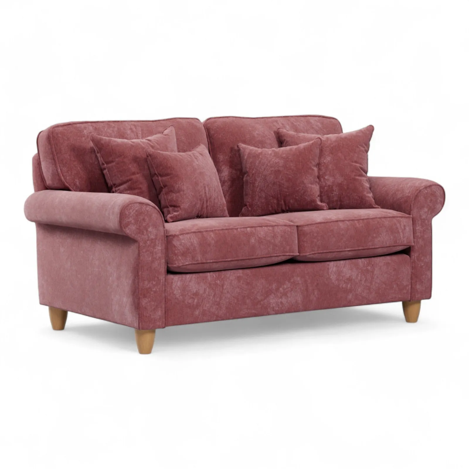 The Great Sofa Company Flora Small Sofa Glory Deep Terra in Terracotta 2