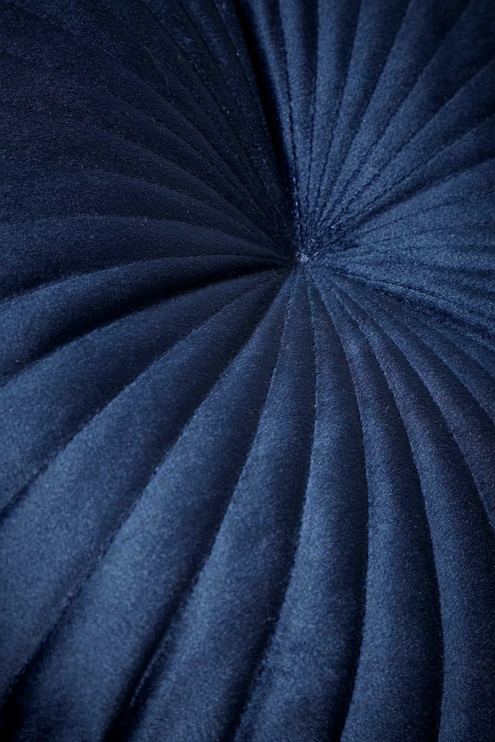 Catherine Lansfield 'Round' Cushion in Navy 2