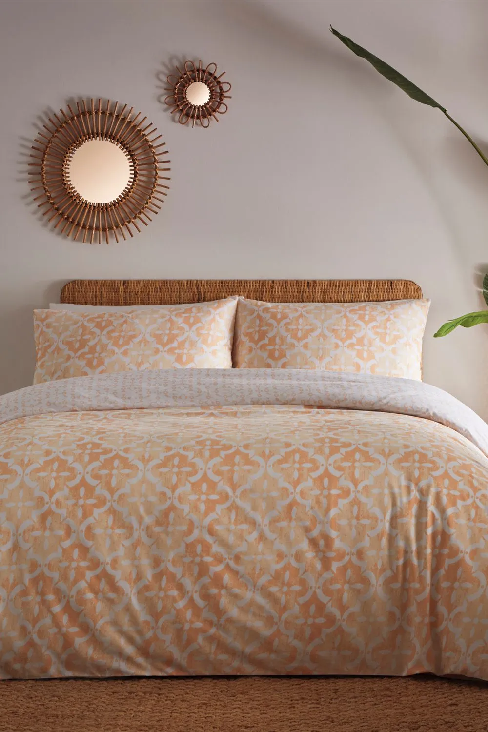 Martex Medina Duvet Cover Set in Peach 2