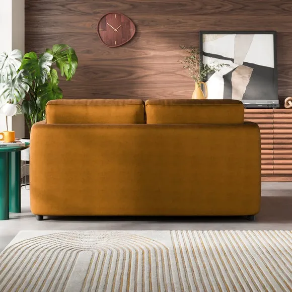 Zoe II Velvet 2 Seater Sofa 2