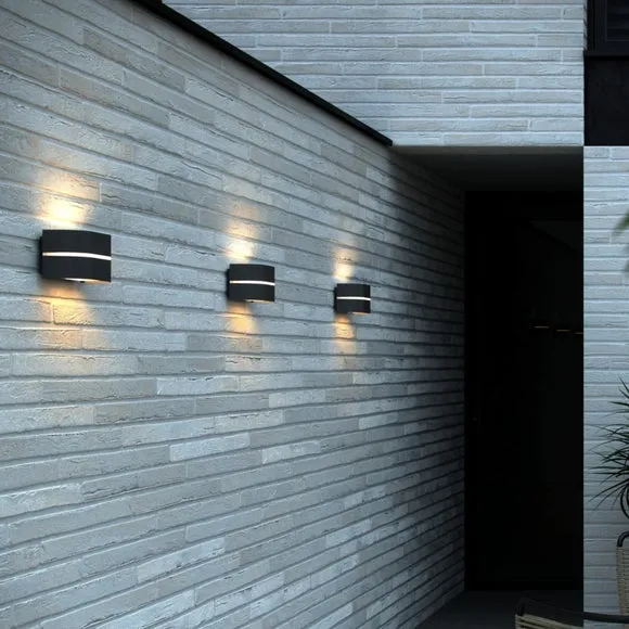Nordlux Sibelis - Wall light - Anthracite, Black