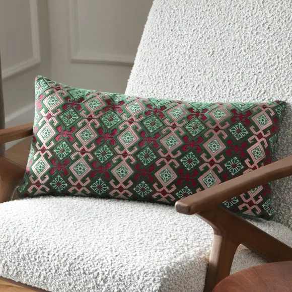 Laurel Luxurious Velvet Rectangular Cushion