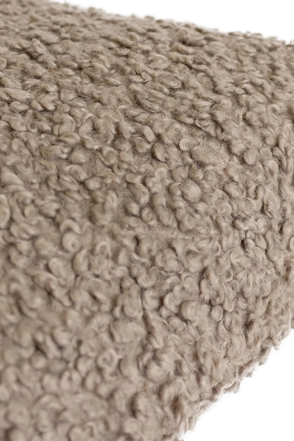 Yard Cabu Chunky Boucle Cushion in Taupe 4