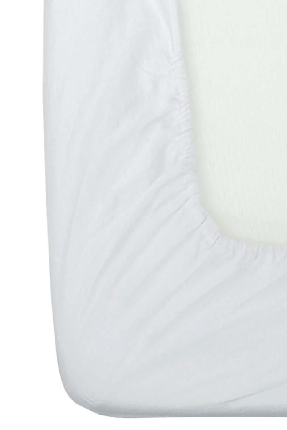 Homescapes Brushed Cotton Fitted Sheet 100% Cotton Luxury Flannelette in White 2