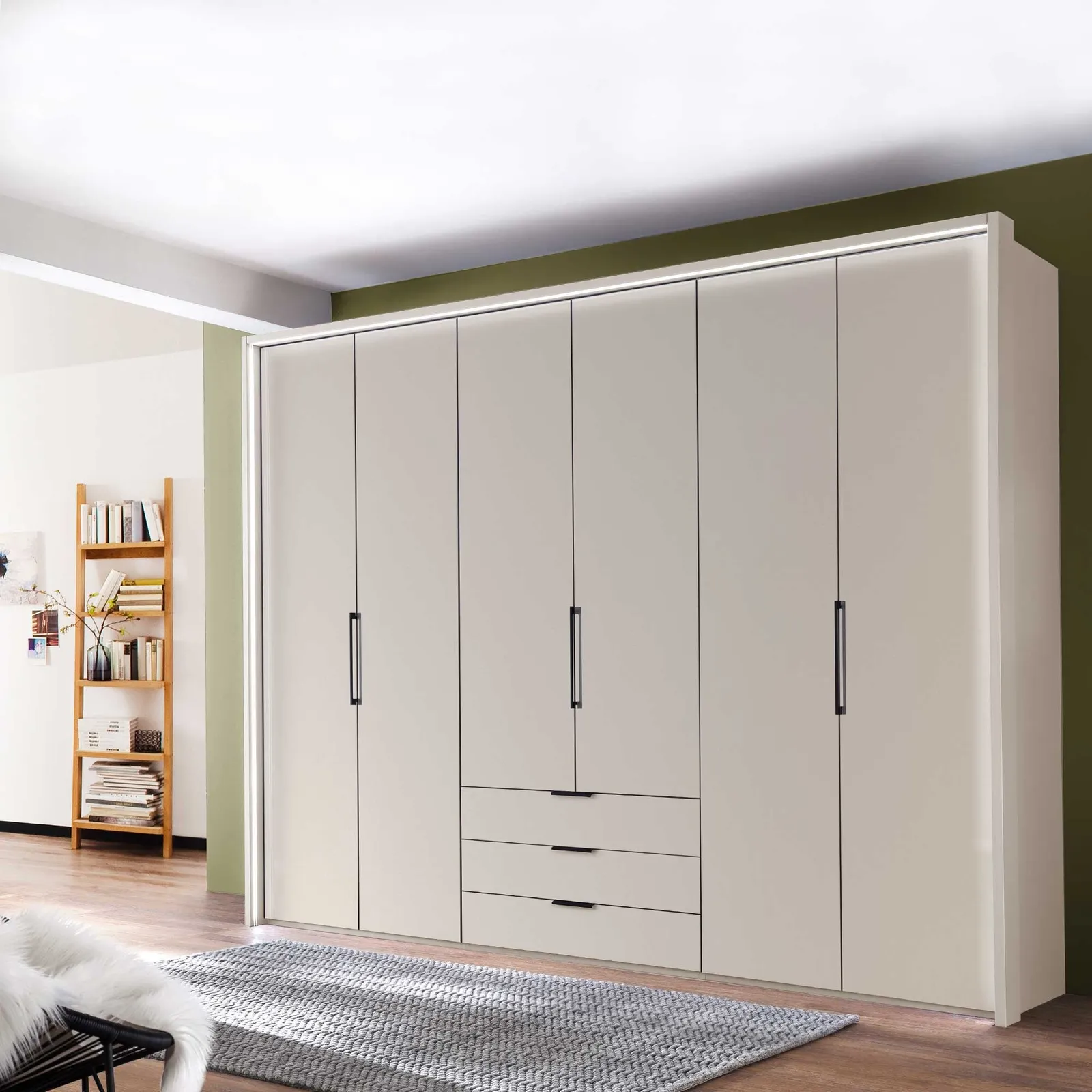 Templin Combward With Bi-Fold-Door W300X236X58Cm, Neutral Wood | Barker & Stonehouse 2