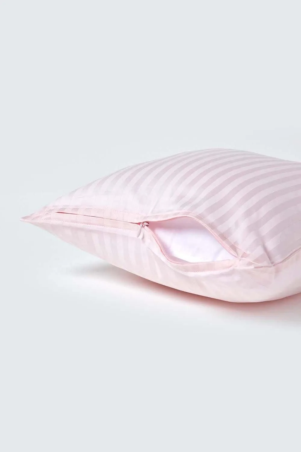 Homescapes Continental Egyptian Cotton Pillowcase 330 TC, 40 x 40 cm in Pink 3