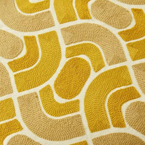 Sophie Robinson Wave Stitch Crewel Square Cushion 2
