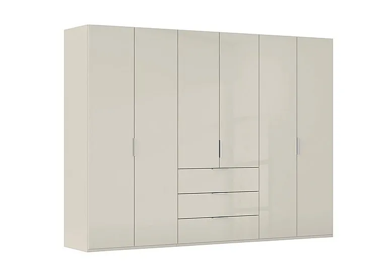 Formes 6 Door Bifold Combi Glass Wardrobe