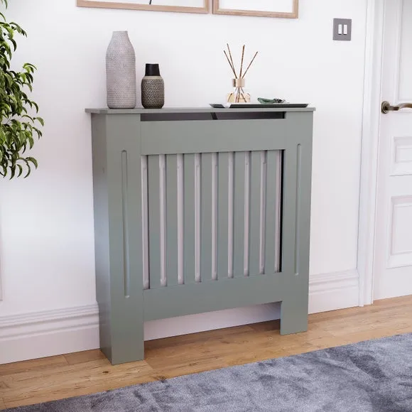 Return - Vida Designs Chelsea Radiator Cover, Olive Grey