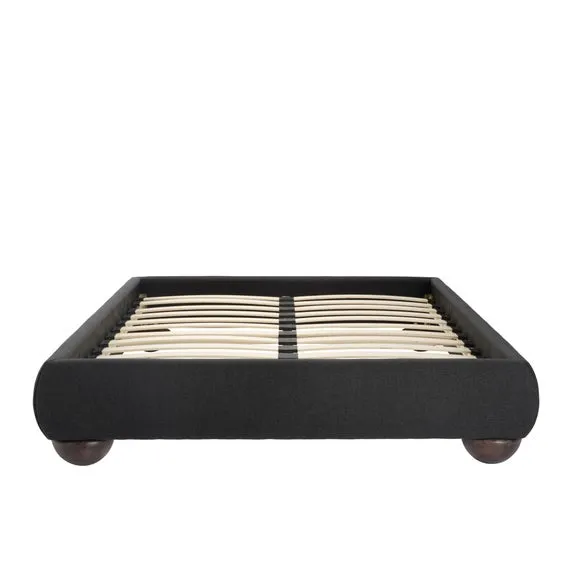 Soller Chenille Bed Frame 3