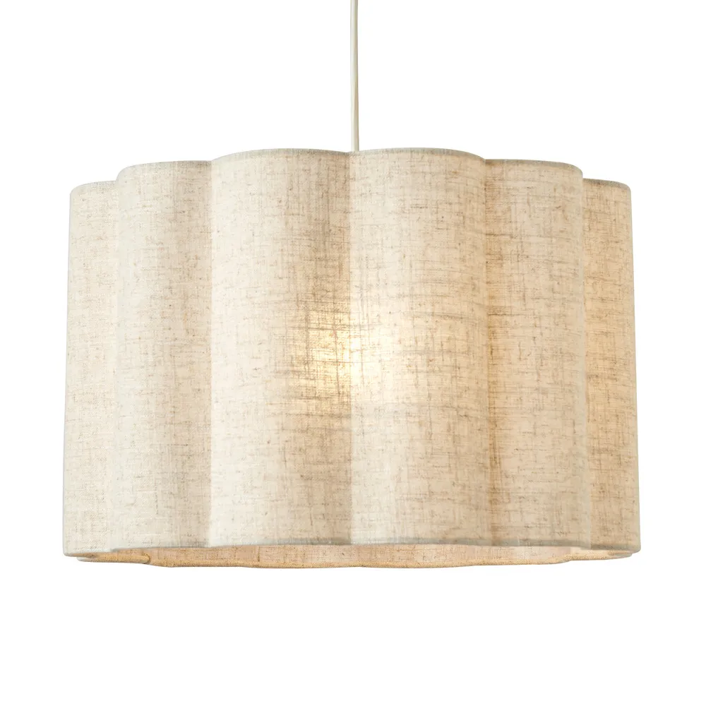 Noa Pleated Easyfit Shade, Natural