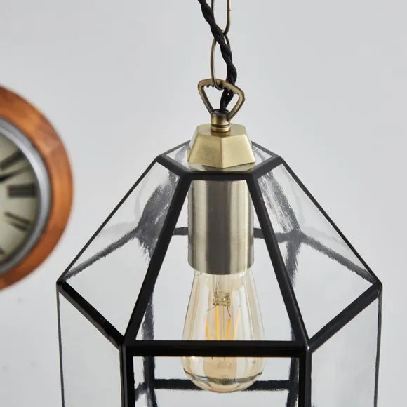 Industrial Painted Glass Pendant Light 3