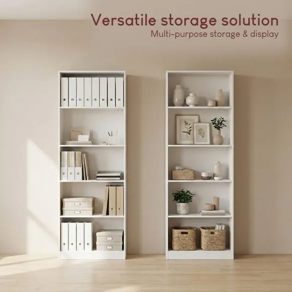 Cambridge 5 Tier Extra Large Bookcase 5