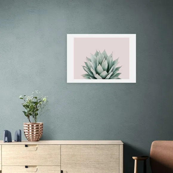 East End Prints Blush Succulent Print 1