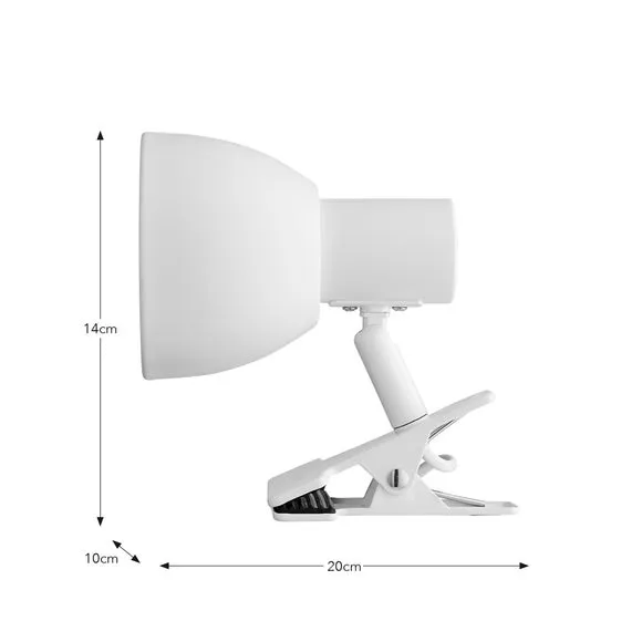 Imi Metal Adjustable Clip-On Task Table Lamp 6