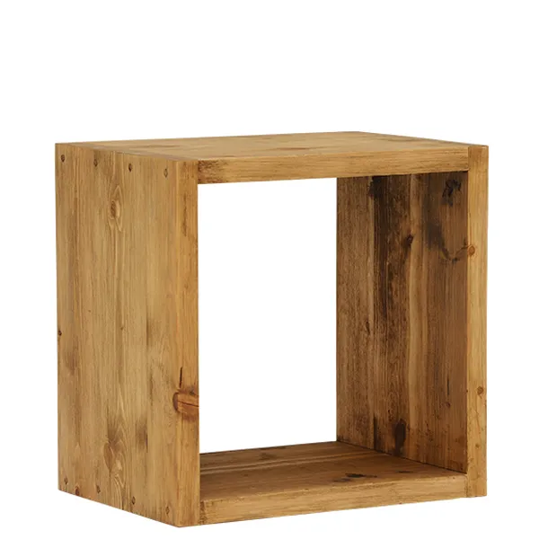 Covington One Section Reclaimed Wood Cube
