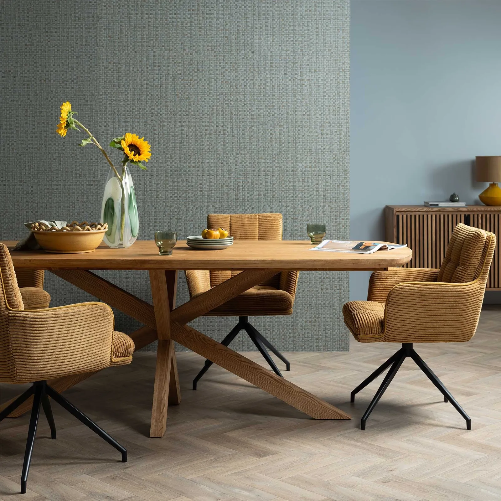 Bergen Dining Table 220X100X77Cm, Neutral Oak | 220cm | Barker & Stonehouse 2
