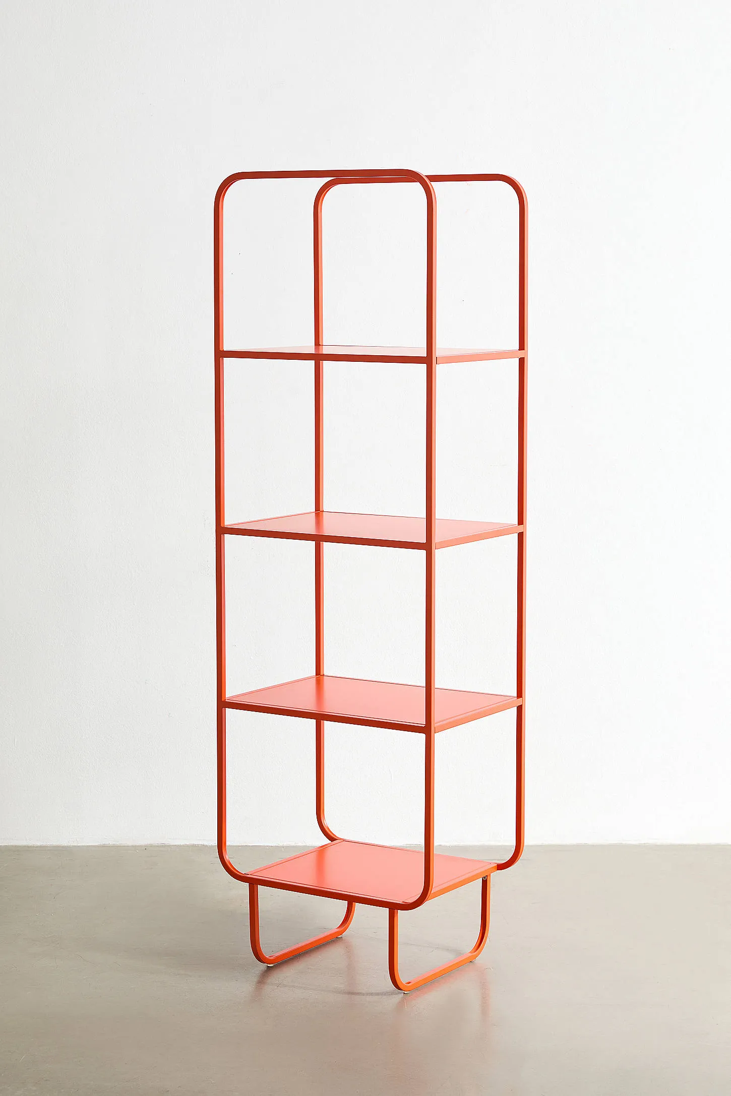 Alana Orange Narrow Bookcase - Orange 3