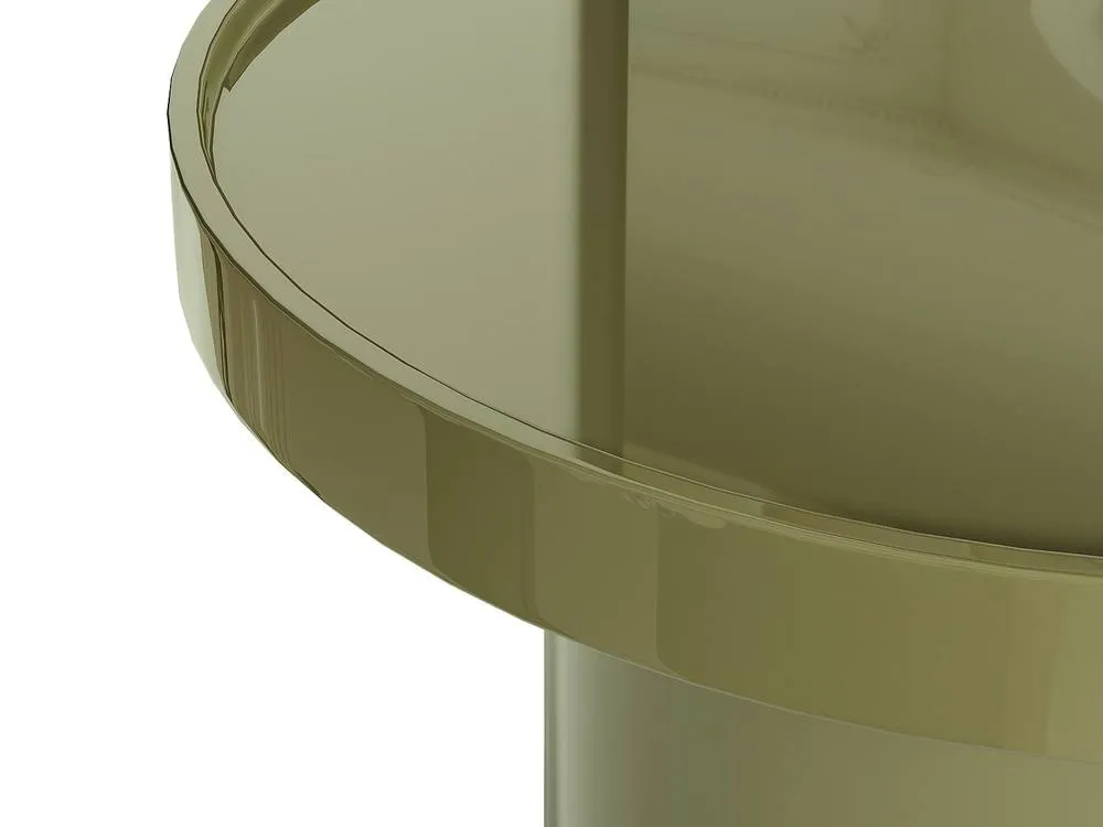 Vente-unique MDF Coffee Table - Lacquered Khaki - SYBEVA 5