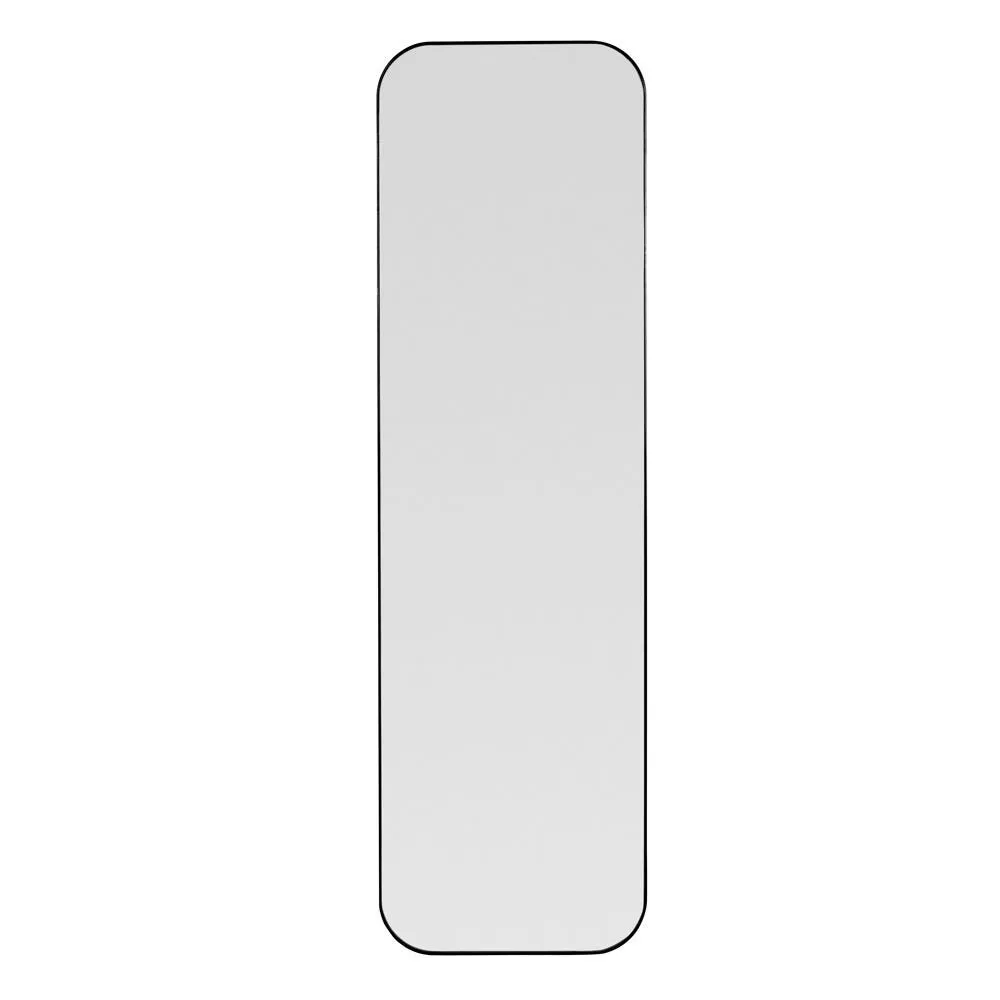 Heal's Fine Edge Mirror Rectangle Curved Black 170x50cm 3