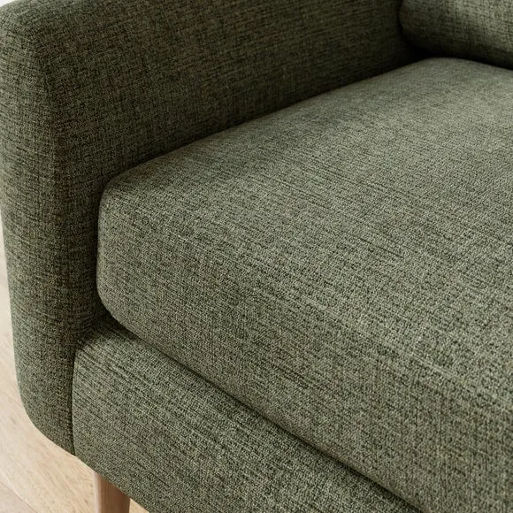 Sven Soft Texture Chenille Snuggle Chair 5