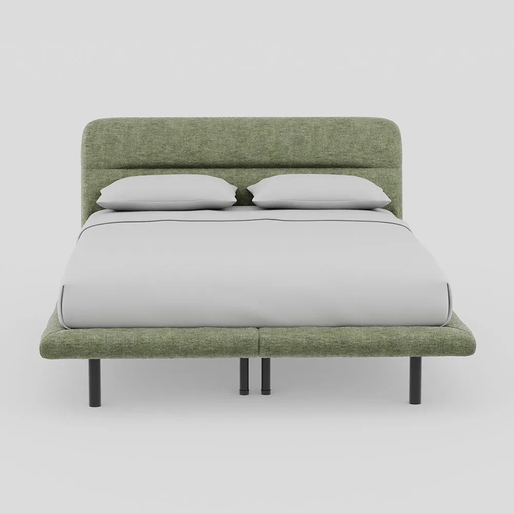Heal's Gia Bed King Nova Velluto Bilbao Slats Black Feet 1