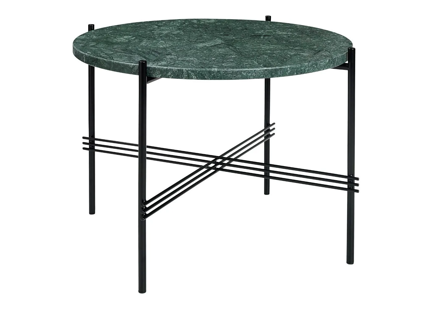 Gubi TS Coffee Table Medium in Green Guatemala Marble 1