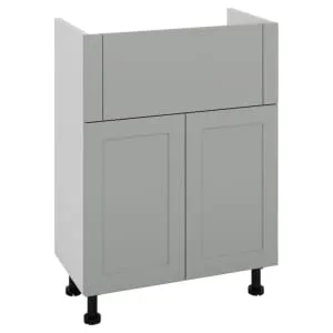 Wickes Winsford Dust Grey Slimline Depth Vanity Unit - 500mm
