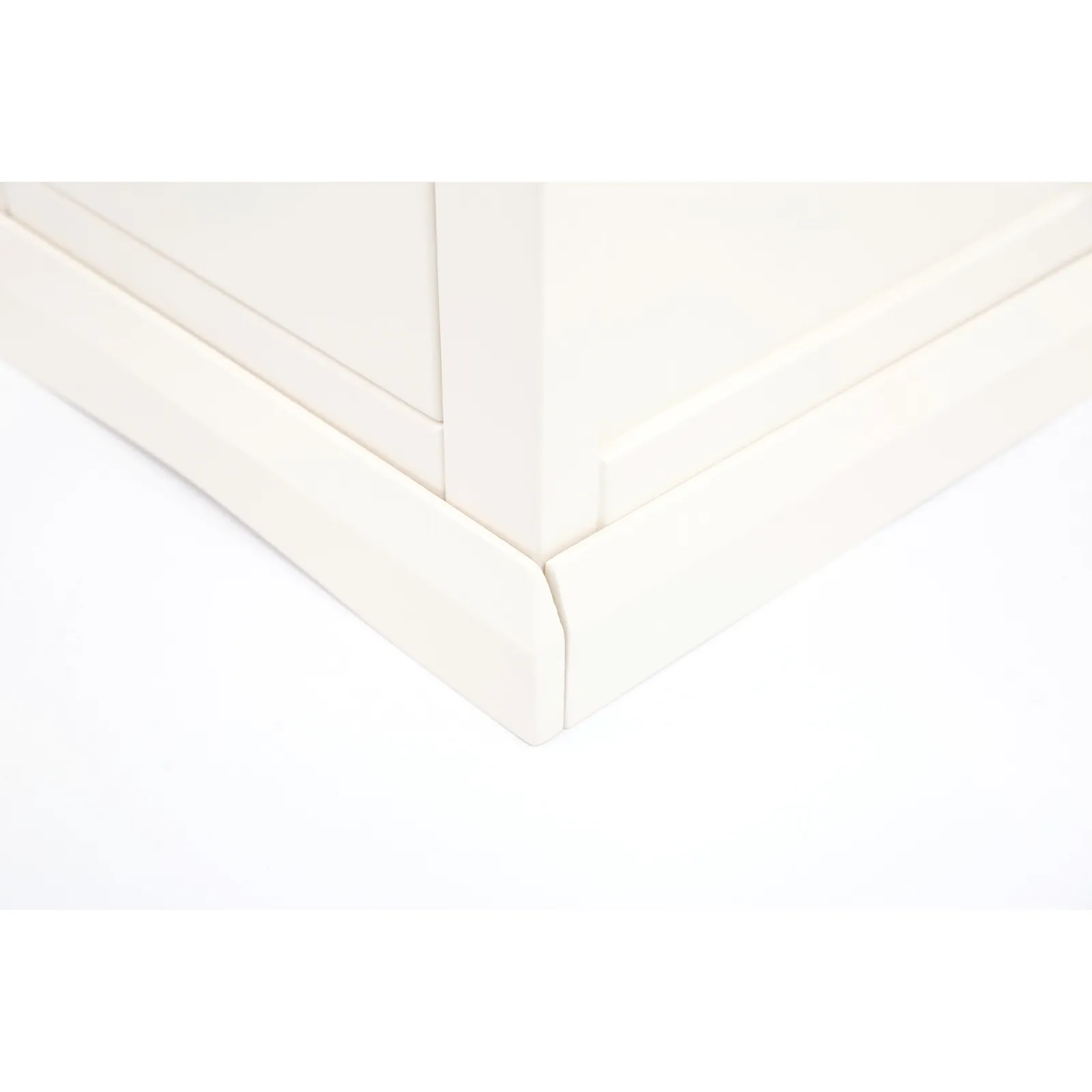 Cabinet Bits Castelli 4 Drawer Chest of Drawers Brass Knob in Off-White 5