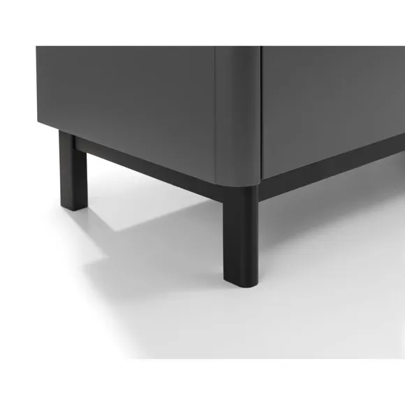 Chloe 4 Drawer Chest, Grey 6